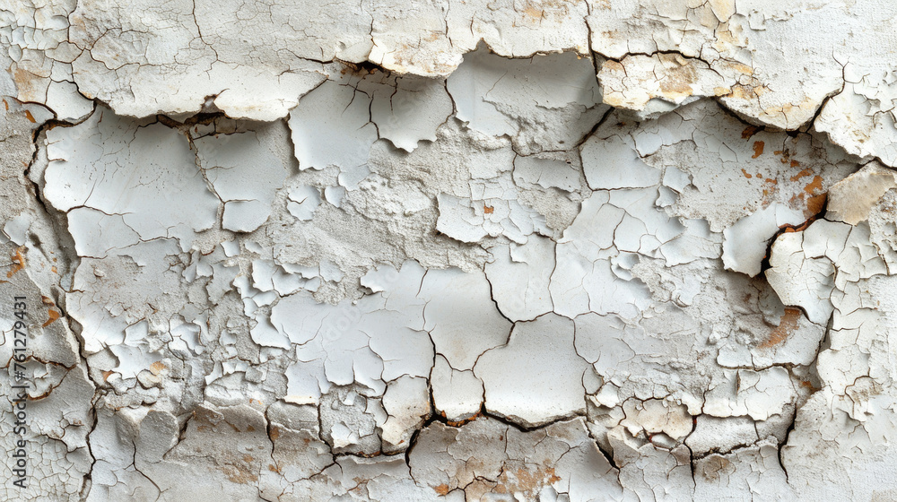Big size grunge wall background or texture. Old white painted and cracked palaster Big size grunge wall background or texture. Old white painted and cracked palaster