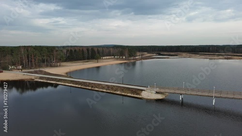 Wallpaper Mural Reservoir in Sielpia Wielka, Poland. Torontodigital.ca