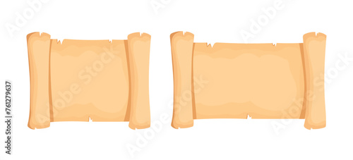 parchment paper vintage vector illustration