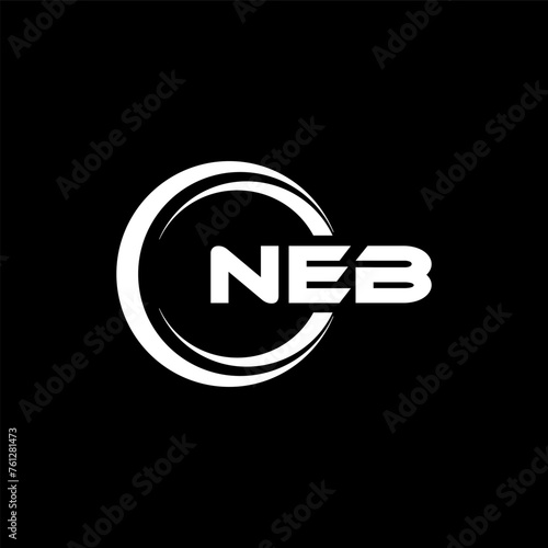 NEB Logo Design, Inspiration for a Unique Identity. Modern Elegance and Creative Design. Watermark Your Success with the Striking this Logo.