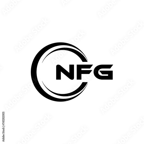 NFG Logo Design  Inspiration for a Unique Identity. Modern Elegance and Creative Design. Watermark Your Success with the Striking this Logo.