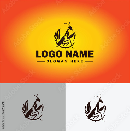 Mantis logo vector art icon graphics for business brand icon Mantis logo template