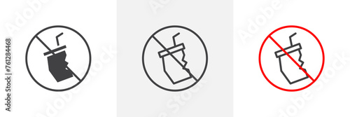 Wallpaper Mural No Littering with Plastic Sign. Anti-Plastic Waste Alert. Environmental Protection Reminder Torontodigital.ca