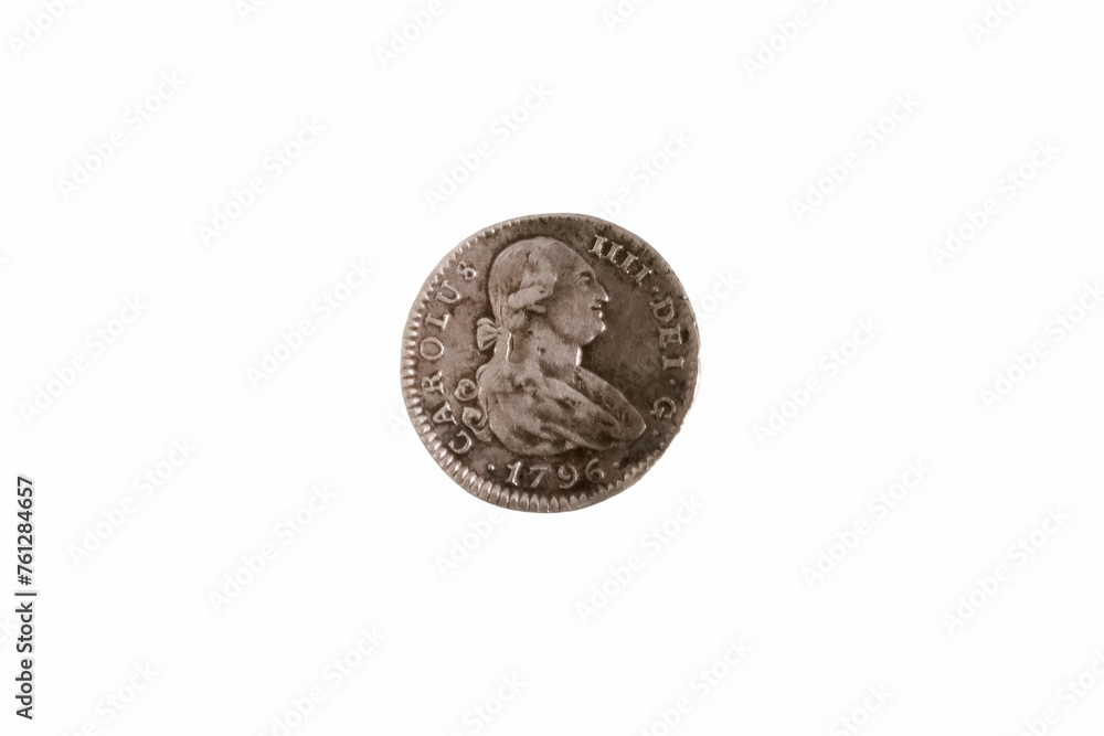 coin, silver, metal, means of payment, finance, round, spain, vi coin, silver, metal, means of payment, finance, round, spain, vi
