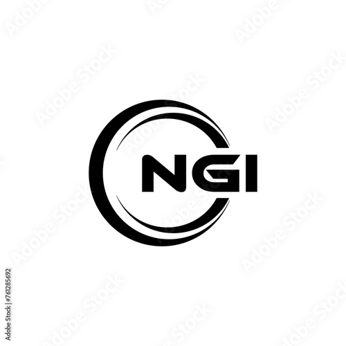 NGI Logo Design, Inspiration for a Unique Identity. Modern Elegance and Creative Design. Watermark Your Success with the Striking this Logo.