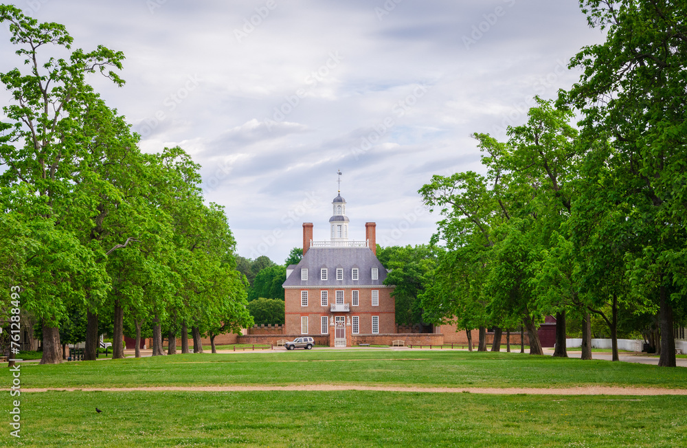 The “Historic Triangle” Historical Colonial Williamsburg in Virginia