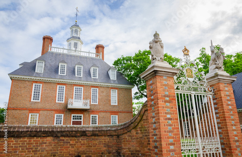 The “Historic Triangle” Historical Colonial Williamsburg in Virginia photo