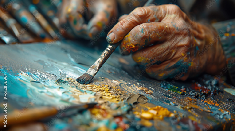 Inspiration in Art: Artist at the Easel Inspiration in Art: Artist at the Easel