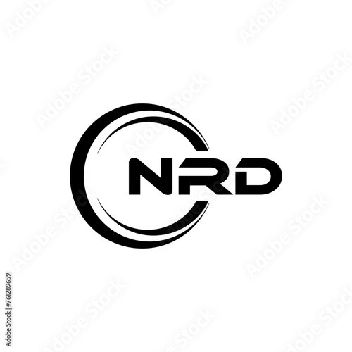 NRD Logo Design  Inspiration for a Unique Identity. Modern Elegance and Creative Design. Watermark Your Success with the Striking this Logo.