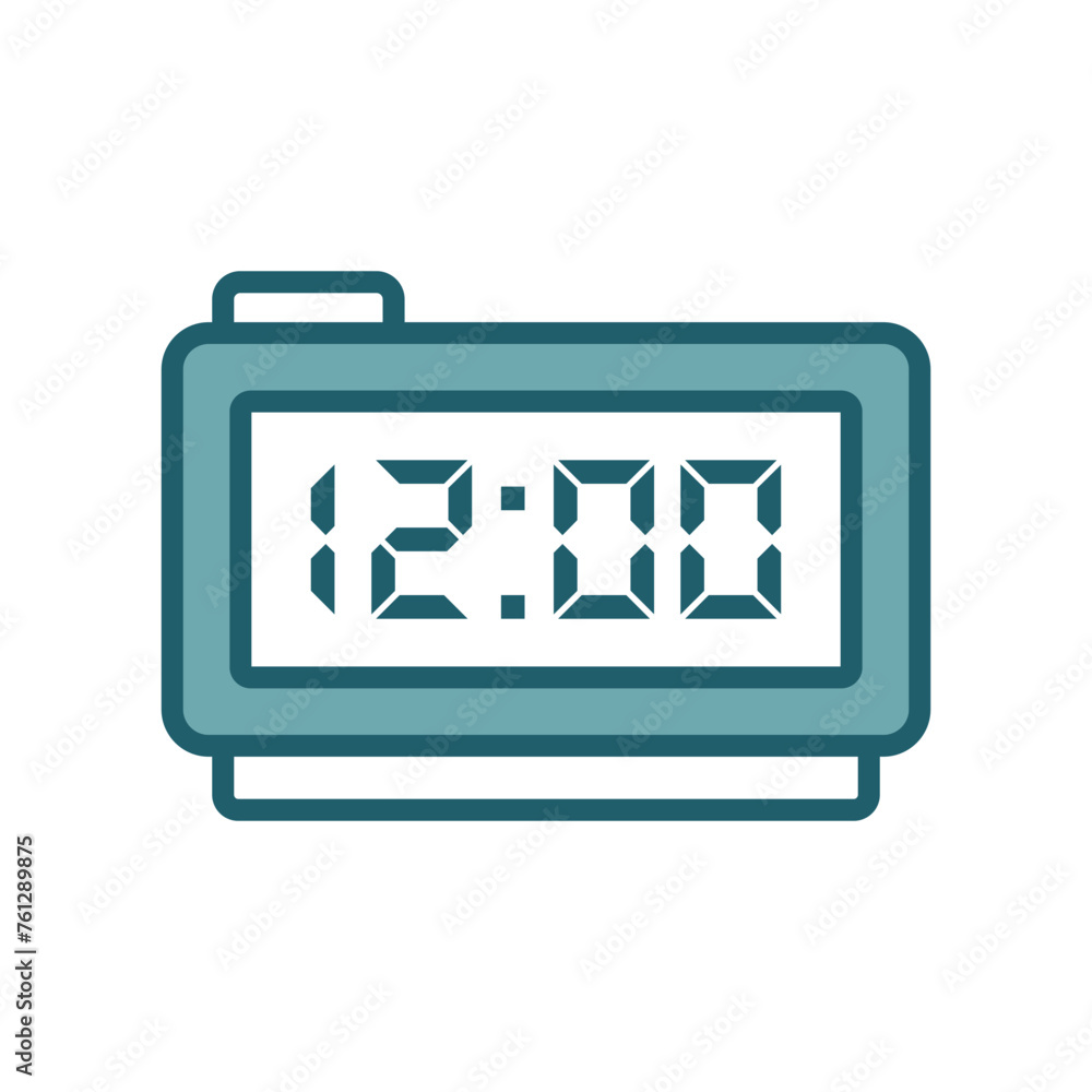 digital clock icon vector design template simple and clean digital clock icon vector design template simple and clean