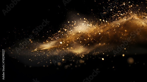 Abstract particle bokeh, defocused texture