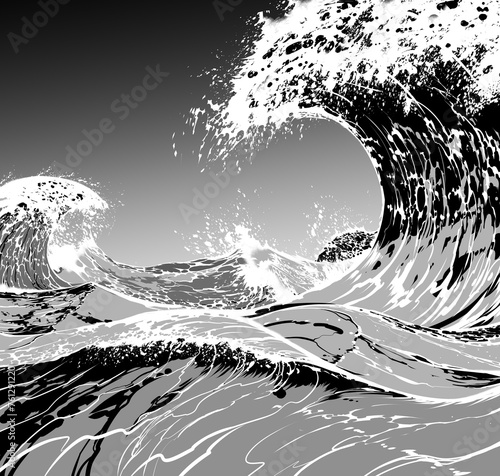 Foto Raging sea 02
