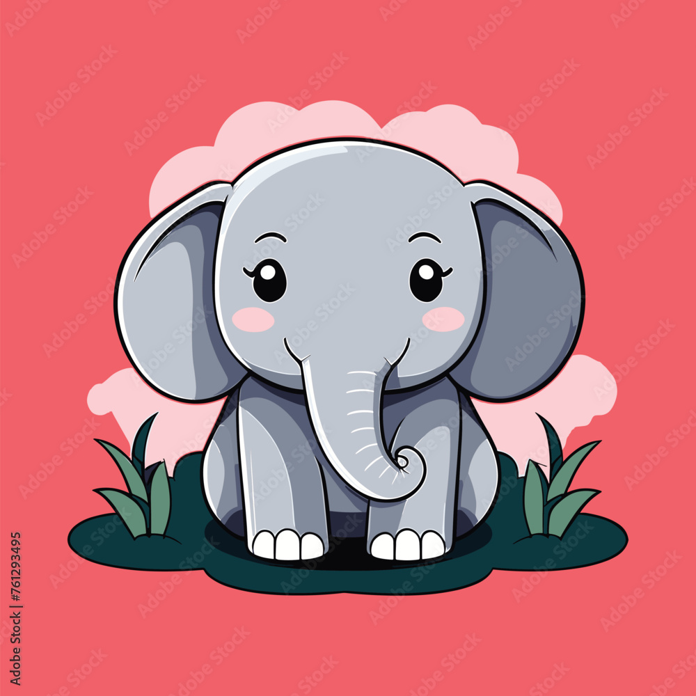 Obraz premium cute vector illustration design template