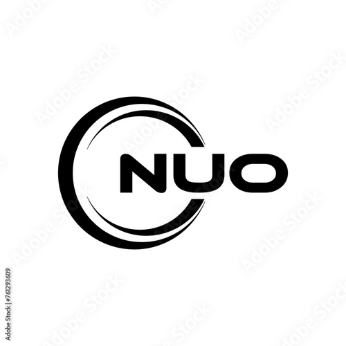 NUO Logo Design, Inspiration for a Unique Identity. Modern Elegance and Creative Design. Watermark Your Success with the Striking this Logo.