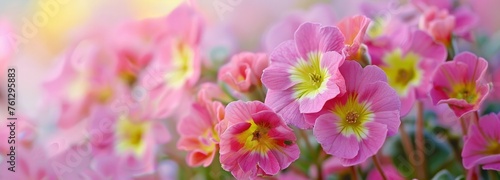 Beautiful primrose flower.