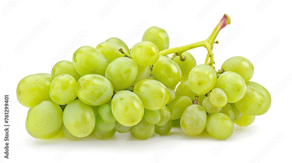 Green grape bunch. Generative AI