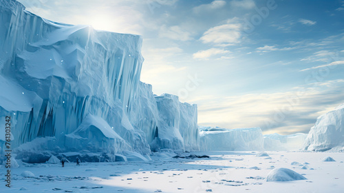 Capturing the Majestic Ice Walls of Antarctica: A Photographer's Exploration © Fernando Cortés