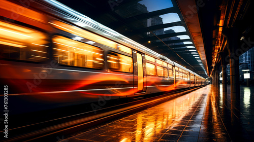 Speeding Through: Capturing the Energy and Motion of Passing Trains at a Station Platform