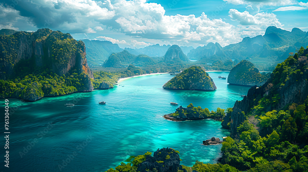Capturing the Serene Beauty of Thailand: A Scenic Paradise of Mountains, Rivers, and Seas