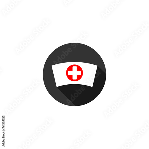 Nurse hat with cross icon isolated on transparent background Free Download Nurse hat with cross icon isolated on transparent background - GFXLoad