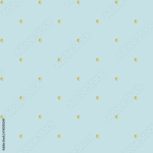 Polka dots on a blue background. Seamless pattern. Children's party, baby shower, birthday. Simple design for wallpaper, cards, wrapping paper, stationery..