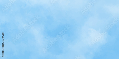 Abstract watercolor background. sky with clouds. Pastel blue and white color cloudy background design. picture painting illustration