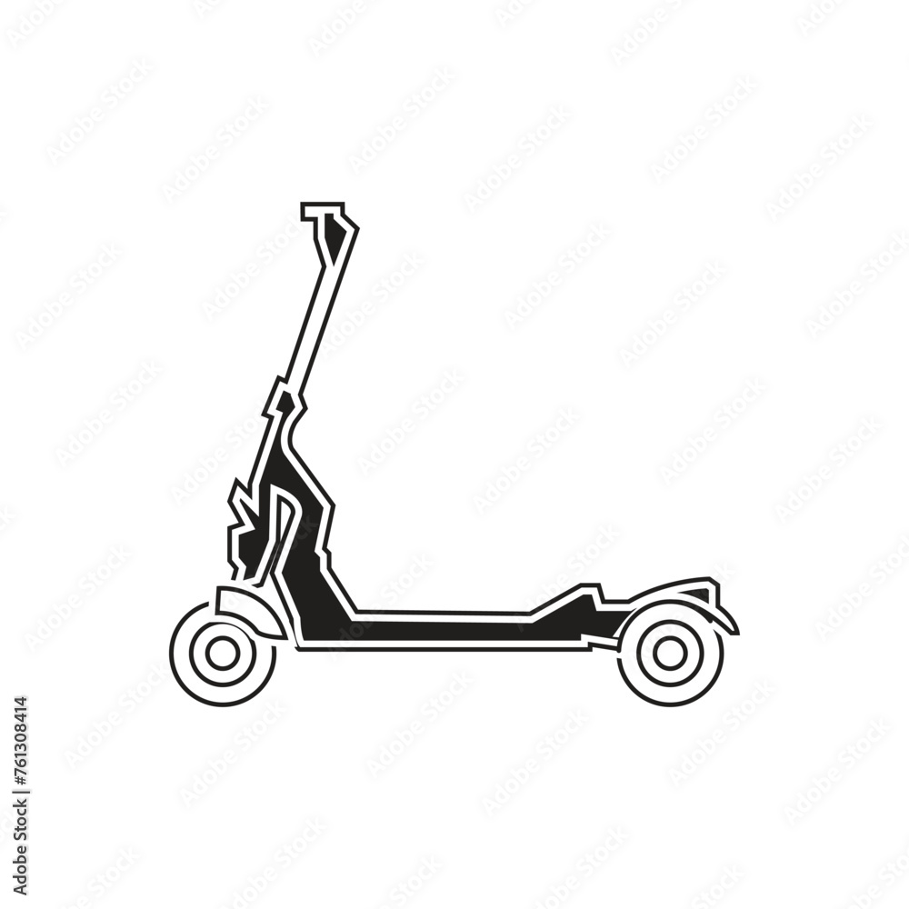 scooter icon vector scooter icon vector