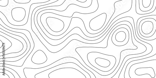 Abstract white topography vector background. Topographic map. Geographic mountain relief. counter map wavy line paper textrue. grid curve line abstract vector illustration . © Marco