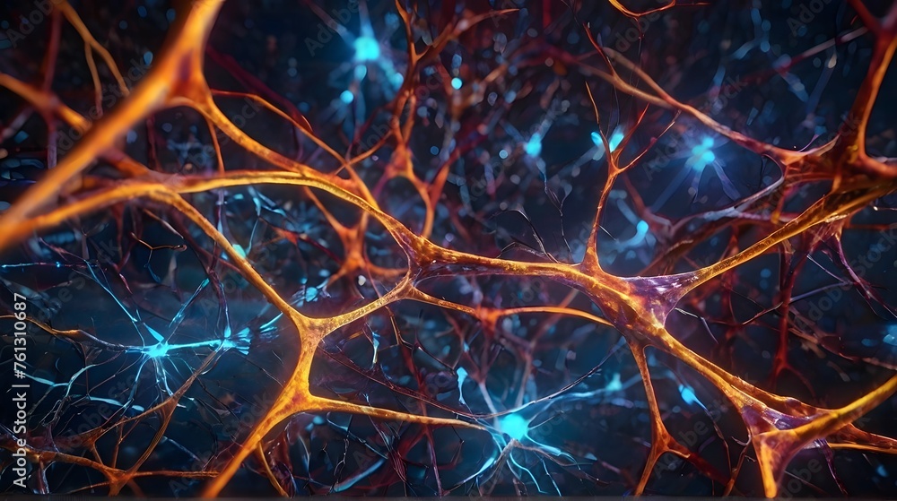 abstract background with glowing lights, ai generated abstract background with glowing lights, ai generated