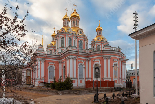 Holy Cross Cossack Cathedral in St. Petersburg, Russia photo