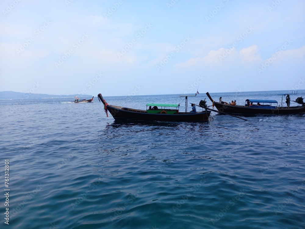 boat on the sea