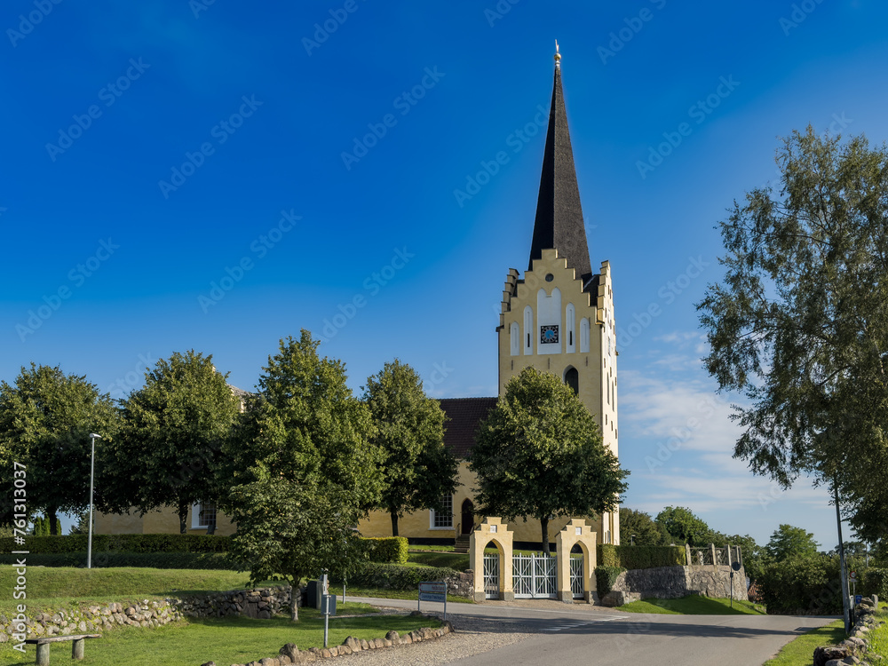 Church in Svanninge near Faborg on Funen, Denmark.