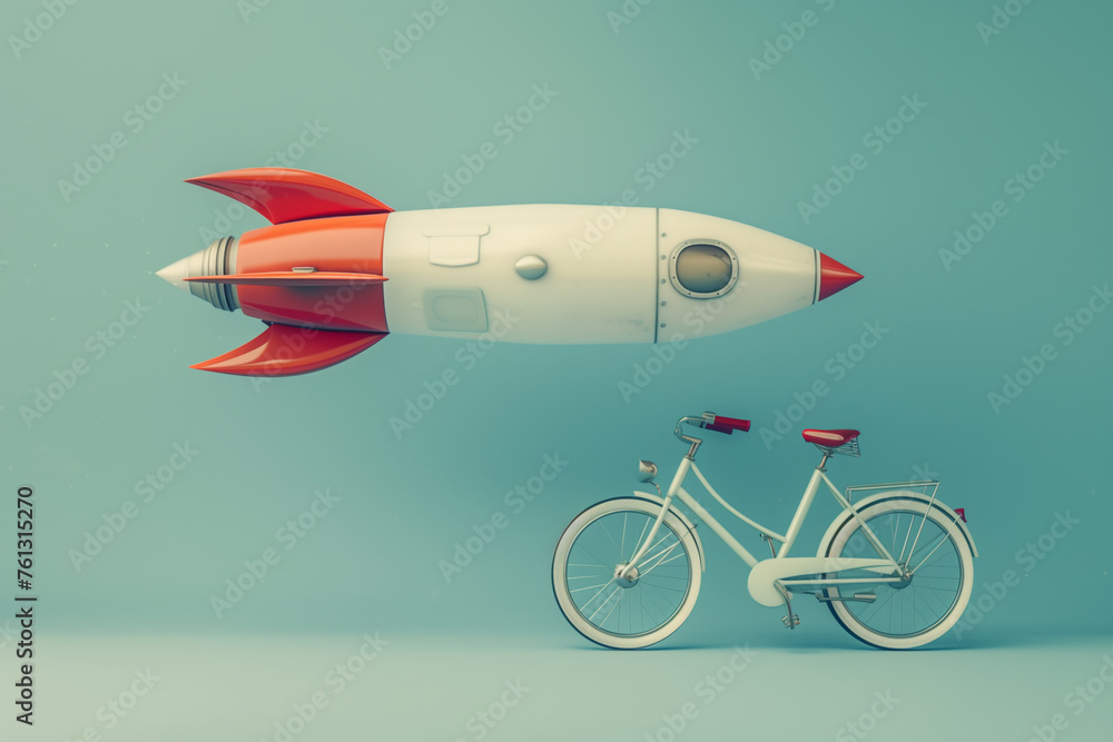 Journey into the Universe: A Space Rocket and a Bicycle Journey into the Universe: A Space Rocket and a Bicycle