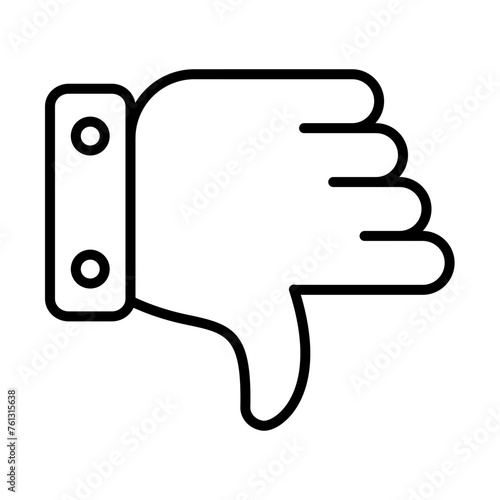 Dislike line icon