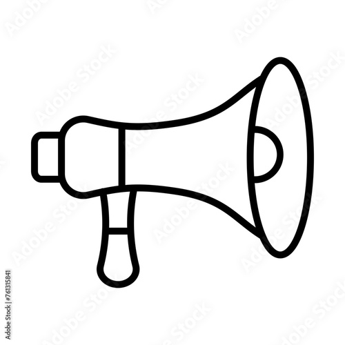 Megaphone line icon