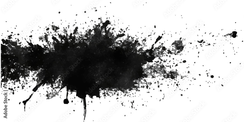 Paint stains black blotch background. Grunge Design Element. Brush Strokes. Vector illustration Paint stains black blotch background. Grunge Design Element. Brush Strokes. Vector illustration