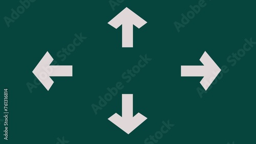 Around Direction arrow icon illustration