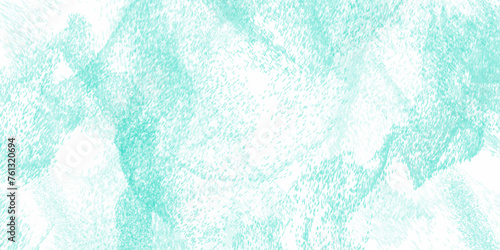 Light green and mint watercolor background, texture paper. Grunge wall. Soft mint Classic hand-painted aquarelle watercolor background. blurred and grainy mint powder explosion on white background.