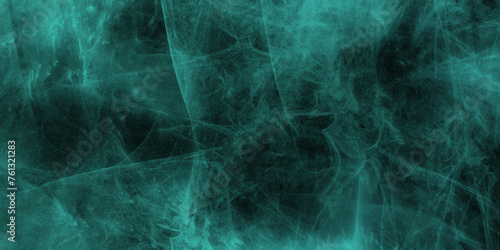 Dark sea green painted smoky textured color powder explosion. Steam explosion blue smoke or Abstract Light and soft teal smokey empty smooth texture soft textured canvas for design. Light and soft.