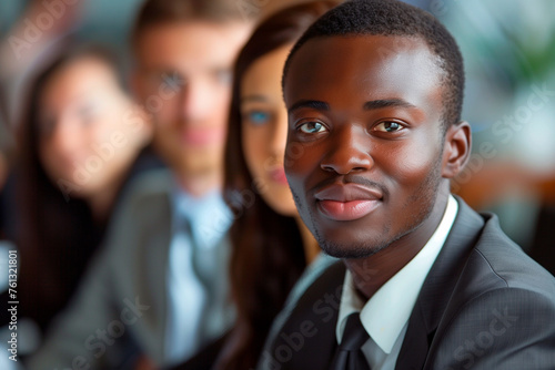 Multiracial business people team in office workplace 