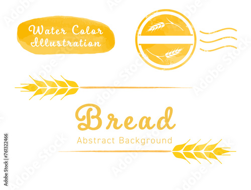 パン屋さん・小麦のロゴイラスト2