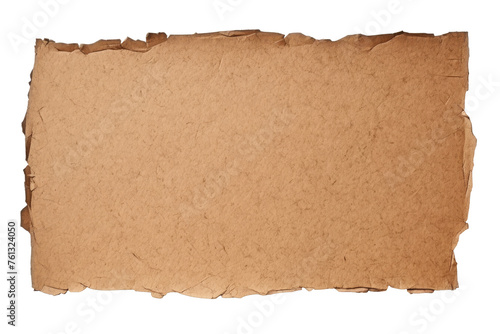 brown cardboard texture useful as a background, empty space for text . photo