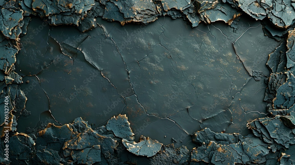 Fototapeta premium Recurso gráfico de marco con textura de piedra y espacio para texto. 