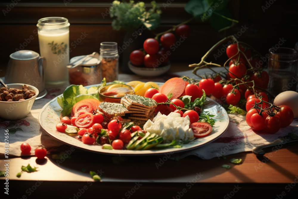 salad with tomatoes and cucumbers salad with tomatoes and cucumbers