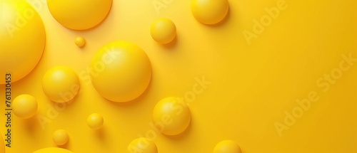 Abstrakter gelber Hintergrund mit Blasen