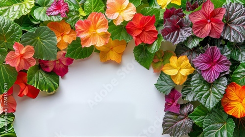 Assorted Colored Leaves on Wall