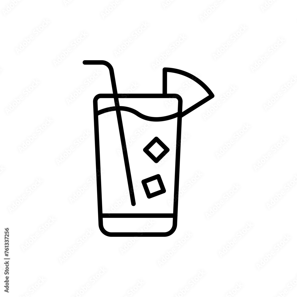 Cocktail outline icons, minimalist vector illustration ,simple transparent graphic element .Isolated on white background Cocktail outline icons, minimalist vector illustration ,simple transparent graphic element .Isolated on white background