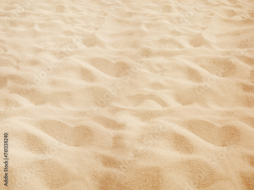 Selective focus of summer and holiday backgrounds concepts with landscape, white sand