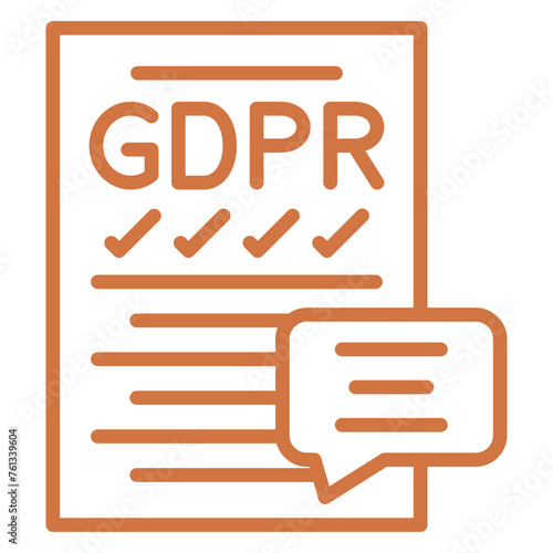 Gdpr Compliance Icon Style