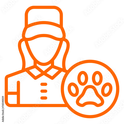 Animal Handler Female Icon Style